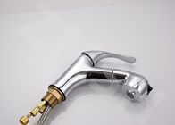 Pull Out Copper Electroplating Counter Bathtub Faucet