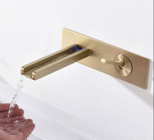 LED Luminous Concealed Waterfall New Design Faucets